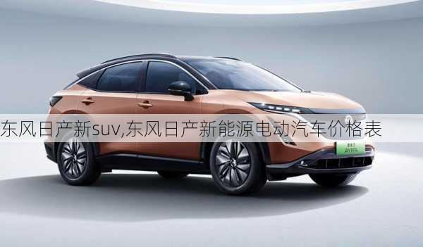 东风日产新suv,东风日产新能源电动汽车价格表