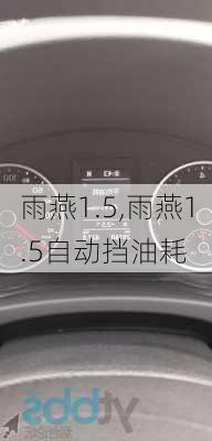 雨燕1.5,雨燕1.5自动挡油耗