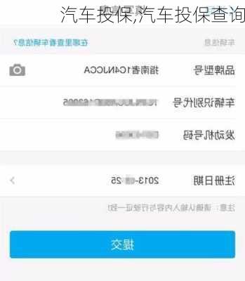 汽车投保,汽车投保查询