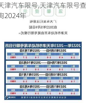 天津汽车限号,天津汽车限号查询2024年