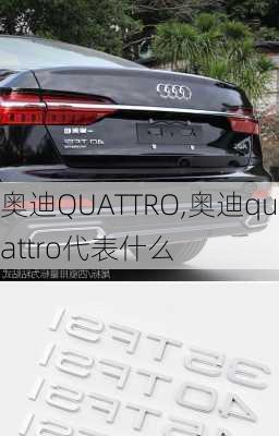 奥迪QUATTRO,奥迪quattro代表什么