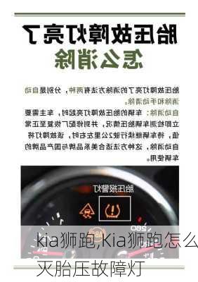 kia狮跑,Kia狮跑怎么灭胎压故障灯