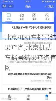 北京机动车摇号结果查询,北京机动车摇号结果查询官网