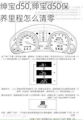 绅宝d50,绅宝d50保养里程怎么清零