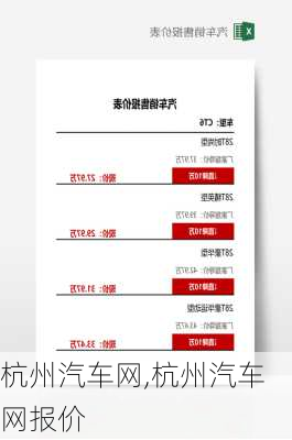 杭州汽车网,杭州汽车网报价