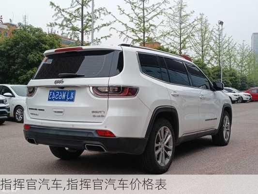 指挥官汽车,指挥官汽车价格表