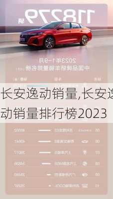 长安逸动销量,长安逸动销量排行榜2023