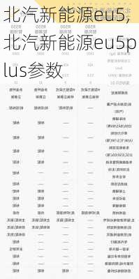 北汽新能源eu5,北汽新能源eu5plus参数