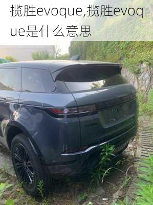 揽胜evoque,揽胜evoque是什么意思