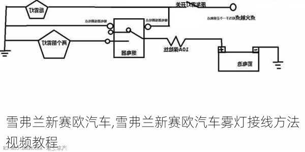 雪弗兰新赛欧汽车,雪弗兰新赛欧汽车雾灯接线方法视频教程