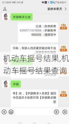 机动车摇号结果,机动车摇号结果查询