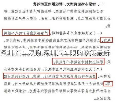 深圳 汽车限购,深圳汽车限购政策最新