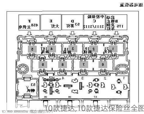 10款捷达,10款捷达保险丝全图