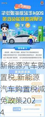 新能源汽车购置税,新能源汽车购置税减免政策2024