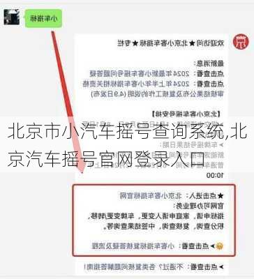 北京市小汽车摇号查询系统,北京汽车摇号官网登录入口