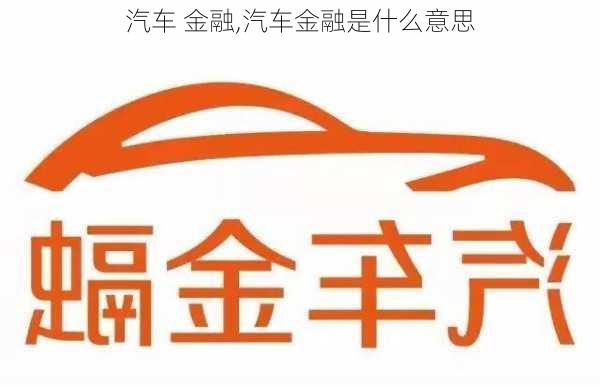 汽车 金融,汽车金融是什么意思