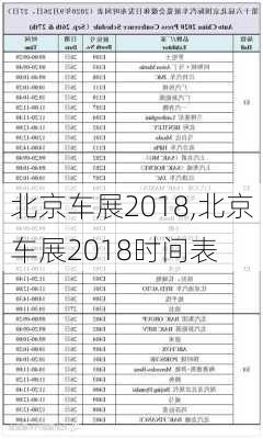 北京车展2018,北京车展2018时间表