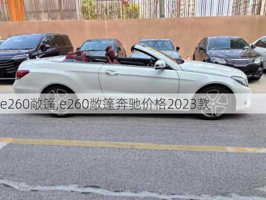 e260敞篷,e260敞篷奔驰价格2023款