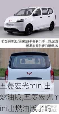 五菱宏光mini出燃油版,五菱宏光mini出燃油版了吗