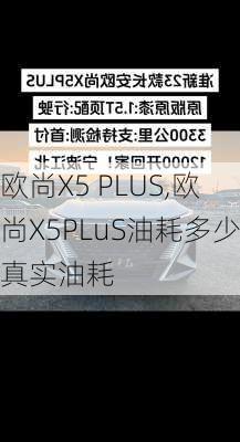 欧尚X5 PLUS,欧尚X5PLuS油耗多少真实油耗