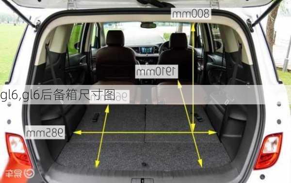 gl6,gl6后备箱尺寸图