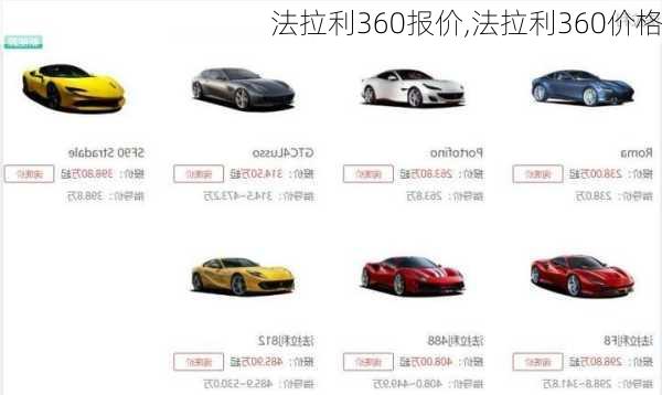 法拉利360报价,法拉利360价格