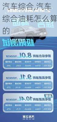 汽车综合,汽车综合油耗怎么算的