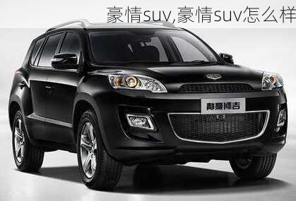 豪情suv,豪情suv怎么样