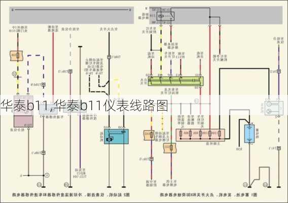 华泰b11,华泰b11仪表线路图