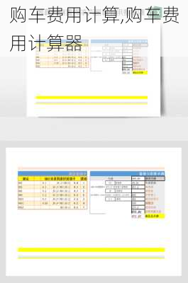 购车费用计算,购车费用计算器
