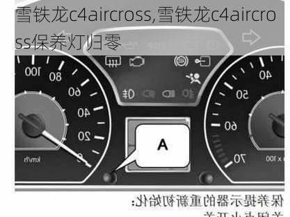 雪铁龙c4aircross,雪铁龙c4aircross保养灯归零