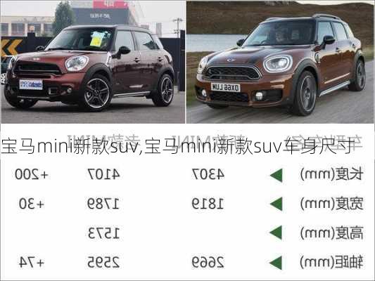 宝马mini新款suv,宝马mini新款suv车身尺寸