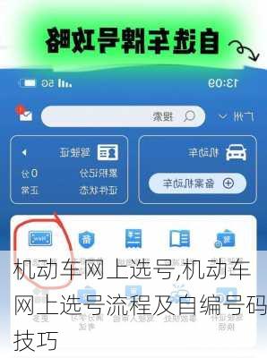 机动车网上选号,机动车网上选号流程及自编号码技巧