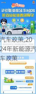 汽车政策,2024年新能源汽车政策