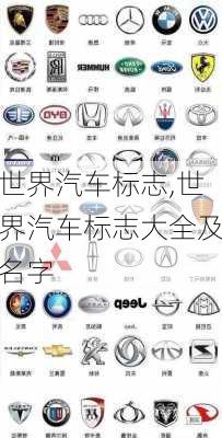 世界汽车标志,世界汽车标志大全及名字