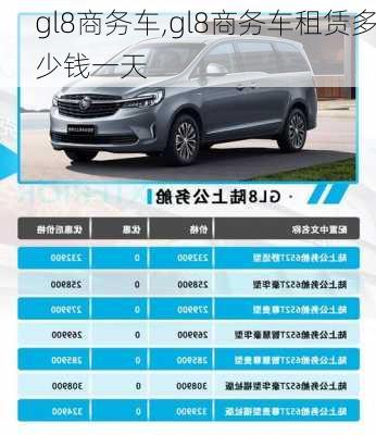 gl8商务车,gl8商务车租赁多少钱一天